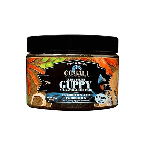 Cobalt Aquatics25142Ultra Guppy Nano Bits Flydende .6mm 6 oz, Natural
